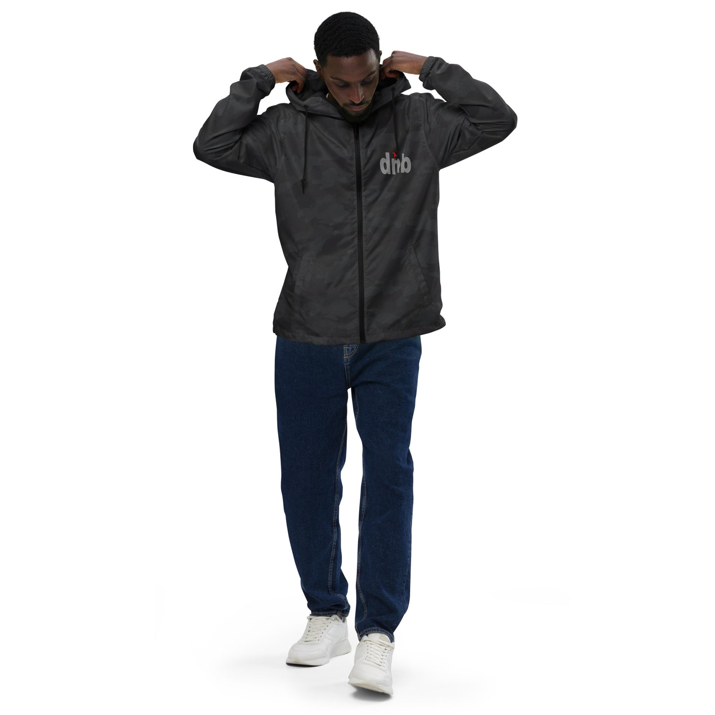 DNB Lightweight Zip-Up Windbreaker – Streetwear Edition