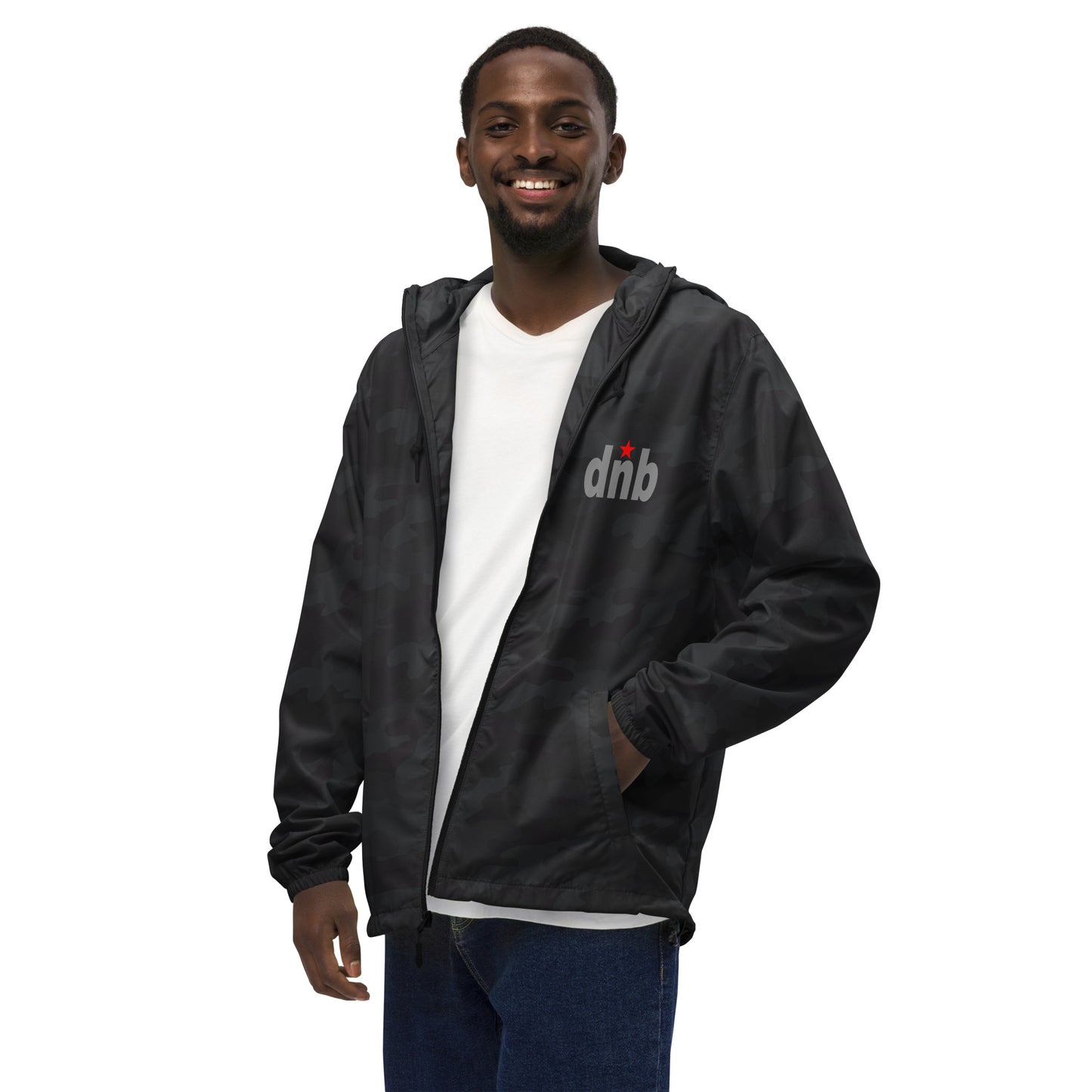 DNB Lightweight Zip-Up Windbreaker – Streetwear Edition