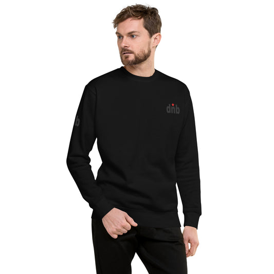 DNB Apparel Black & Red Unisex Premium Streetwear Sweatshirt