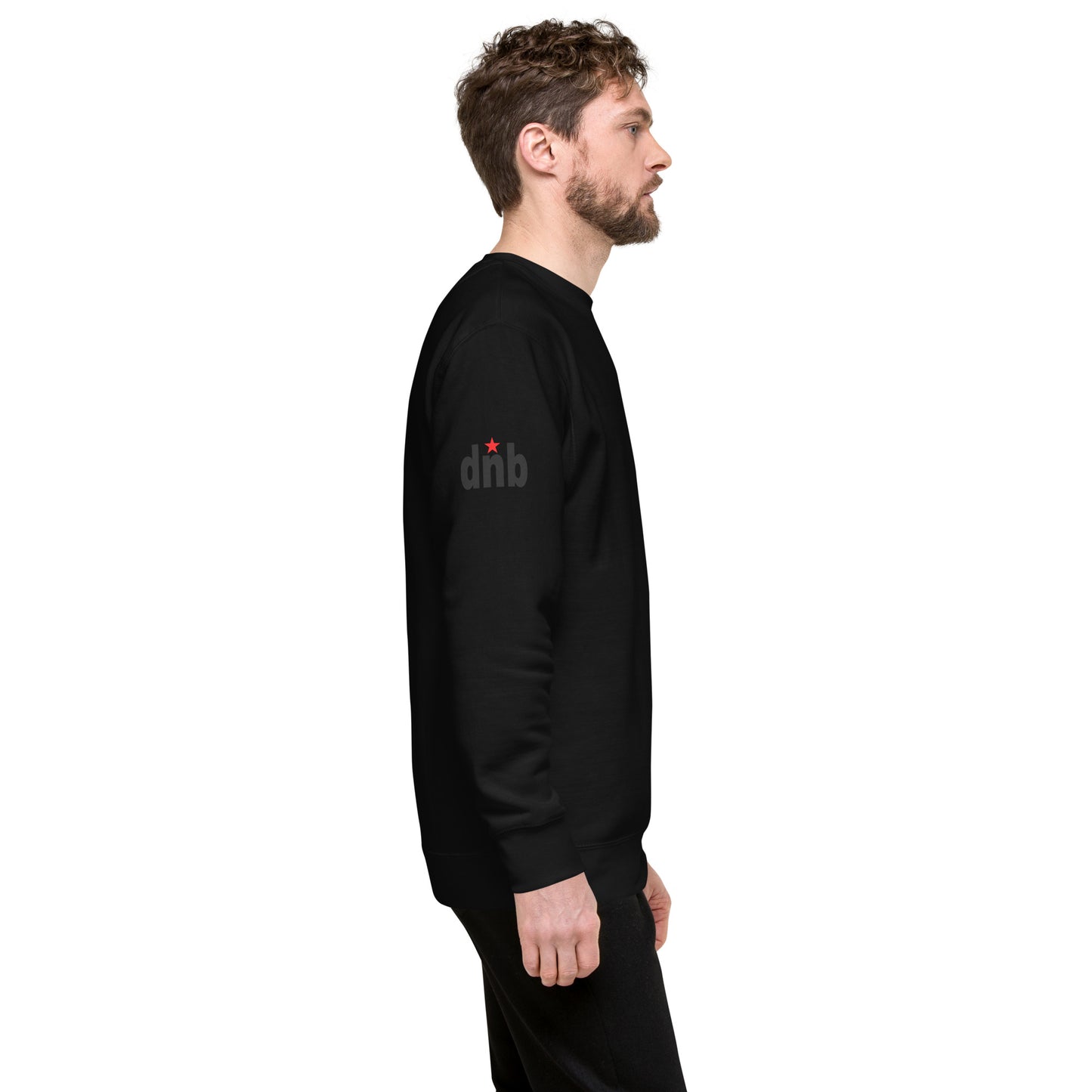 DNB Apparel Black & Red Unisex Premium Streetwear Sweatshirt