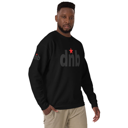 DNB Apparel Black & Red Unisex Premium Streetwear Sweatshirt