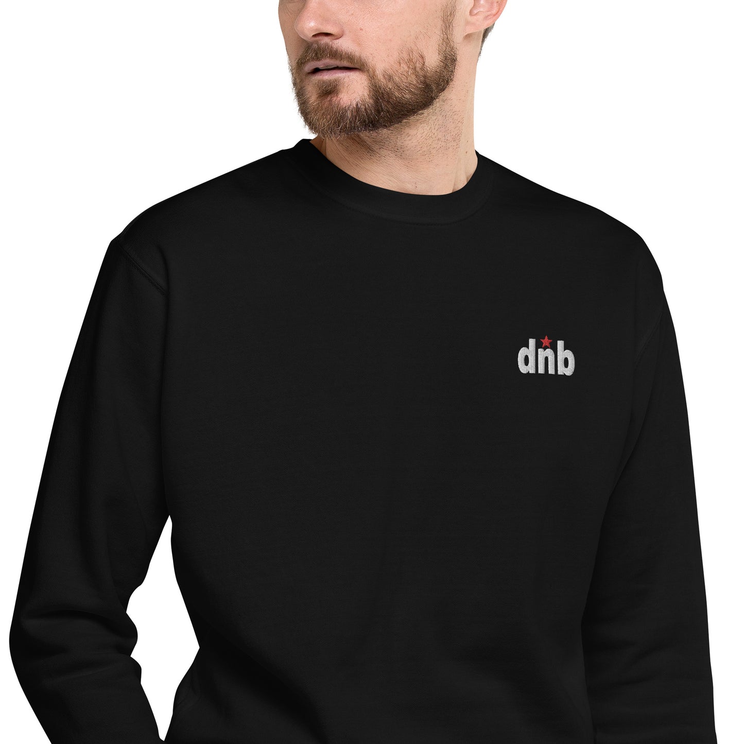 DNB Apparel Black, White & Red Unisex Premium Streetwear Sweatshir