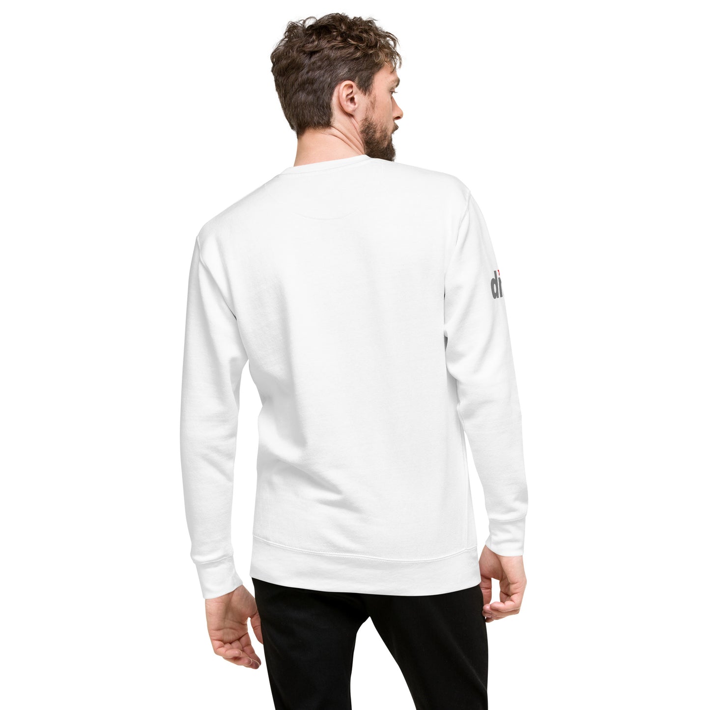 DNB Apparel White, Grey & Red Unisex Premium Streetwear Sweatshirt