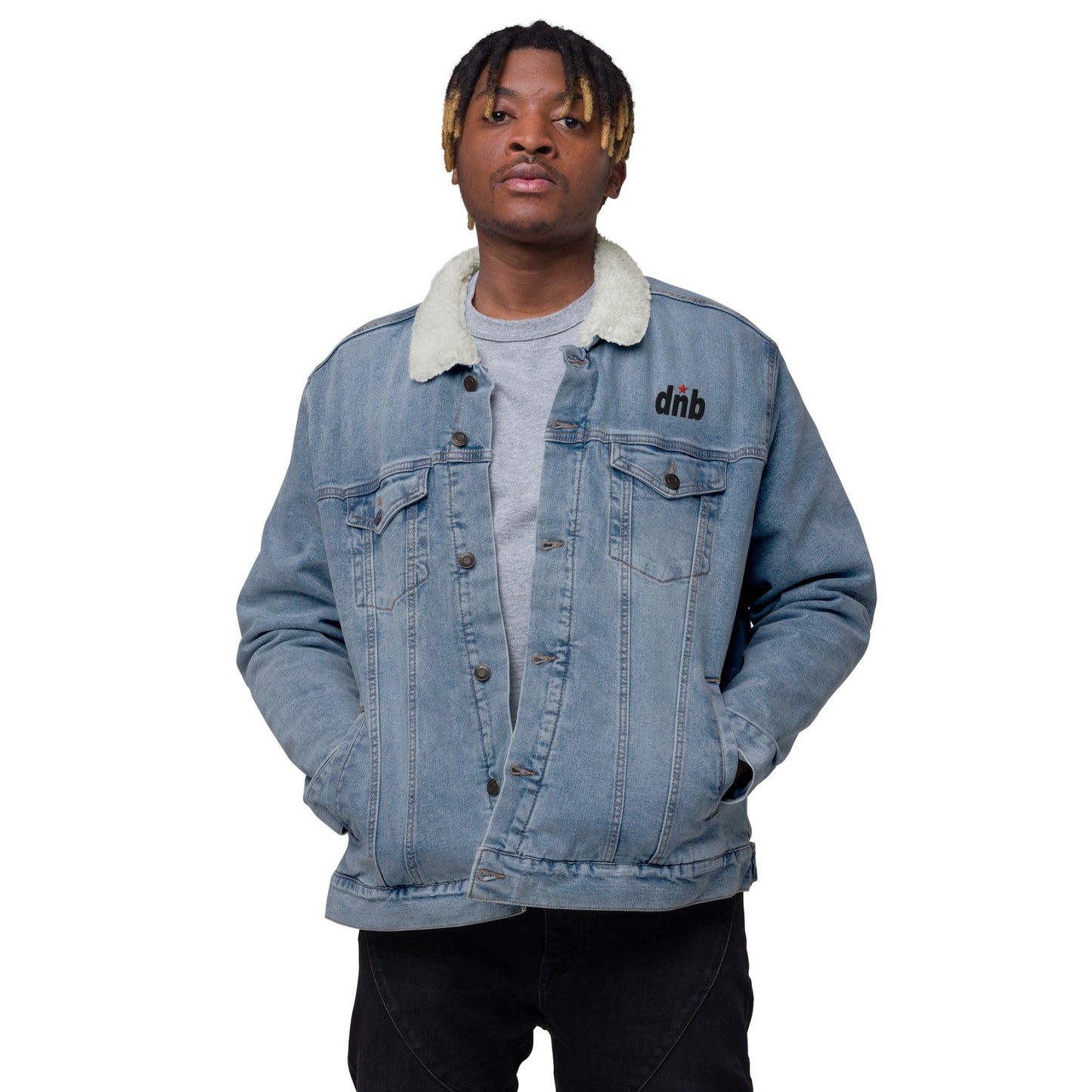 DNB Denim Sherpa Jacket - Streetwear Essential