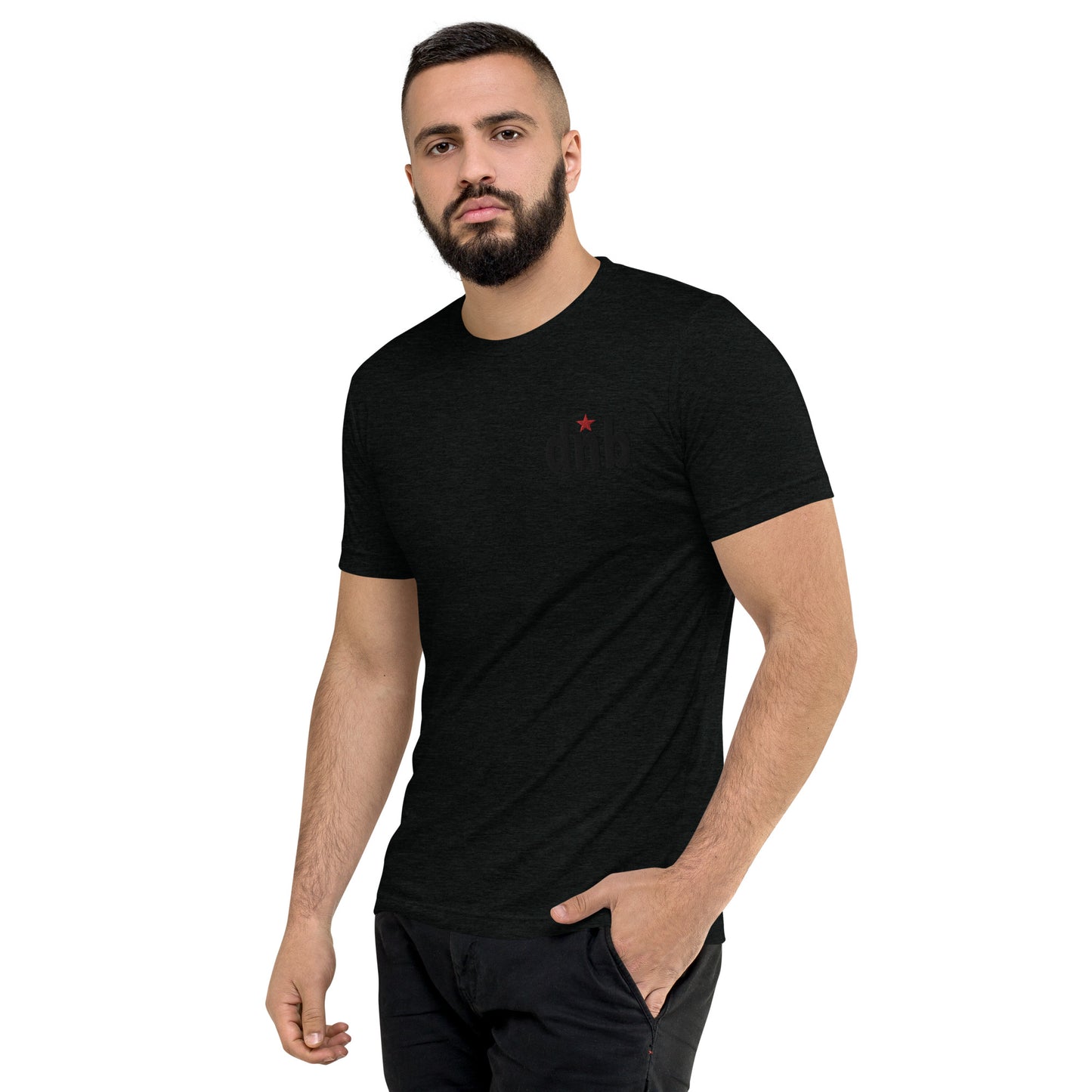 DNB Apparel Streetwear Short Sleeve T-Shirt – Black & Red