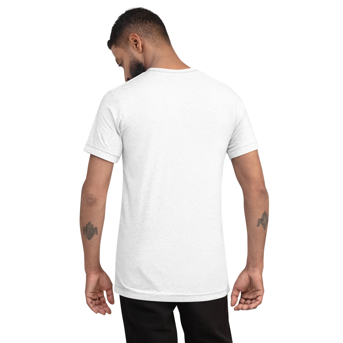 DNB Apparel Streetwear Short Sleeve T-Shirt – White, Grey & Red